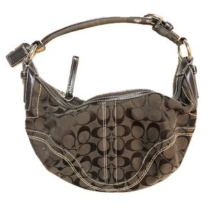 brown Vintage Coach with classic C monogram